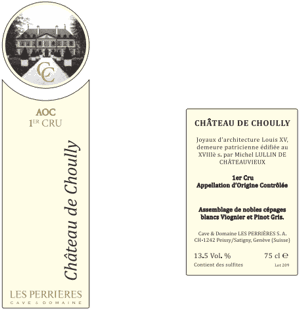 Château de Choully 1er cru AOC, Blanc Château de Choully 1er cru AOC, Blanc